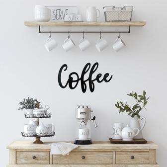 Modern Coffee Metal Wall Art for Stylish Kitchen Decor | Familywalldecor