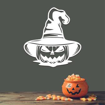 Halloween Pumpkin Witch Metal Wall Art for Spooky Décor | Familywalldecor DE