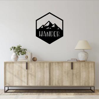 Wander Metal Wall Art for Travel Inspired Home Décor | Familywalldecor DE