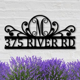 Custom Address Metal Sign for Home and Garden Decor | Familywalldecor