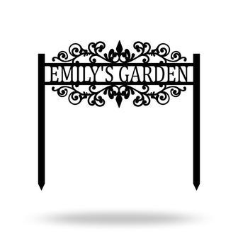 Custom Metal Garden Stakes – Personalized Yard Signs for Gardens | Familywalldecor