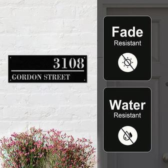 Custom Metal House Number Signs for Yard Decoration | Familywalldecor AU