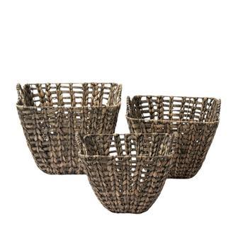 Bohemian Woven Storage Basket for High Quality Living Room Decor | Rusticozy