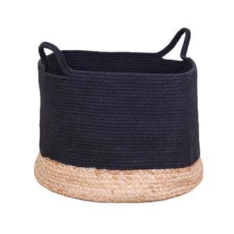 Extra Large Foldable Cotton Rope Woven Storage Basket | Rusticozy