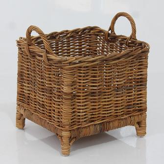 Handcrafted Rattan Basket for Vintage Home Organization | Rusticozy