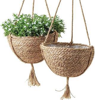 Handmade Jute Plant Hanger for Stylish Home Office Decoration | Rusticozy CA