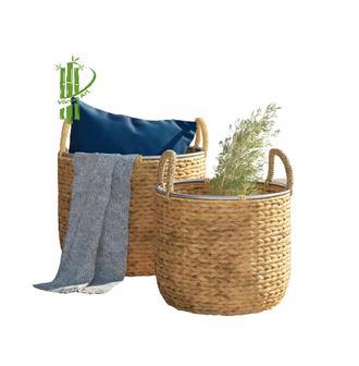 Handmade Water Hyacinth Storage Basket for Home and Restaurant | Rusticozy AU