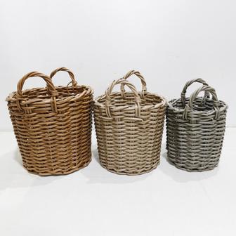 High Quality Hand Woven Wicker Storage Basket for Home | Rusticozy