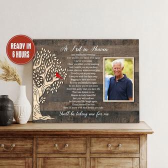 Memorial Canvas For Dad And Grandpa - Remembrance Gift | Familywalldecor AU