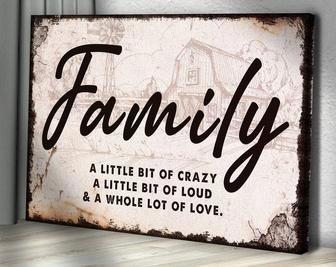 Inspirational Family Definition Wall Art For Home | Familywalldecor