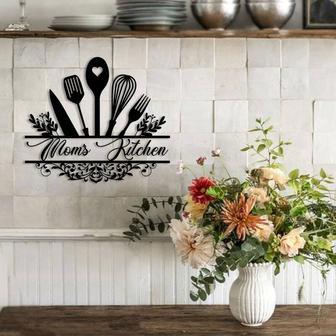 Custom Metal Kitchen Sign for Mom - Thoughtful Wall Art Gift for Home Décor | Familywalldecor