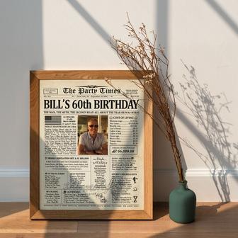 Celebrate Dad's 60th Birthday With a Personalized Vintage 1964 Canvas - Thoughtful Gift For Living Room DéCor | Familywalldecor