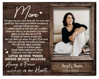 Thoughtful Loss Of Mom Canvas For Bereavement - Condolence Memorial Gift | Familywalldecor