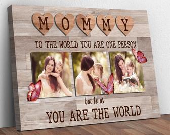 Heartfelt Mom Quote Canvas Portraits - Personalized Mother's Day Wall Art Decor | Familywalldecor