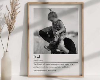 Touching Father Birthday Canvas For First-Time Dads - Heartfelt Gift From Daughter On Father's Day | Familywalldecor