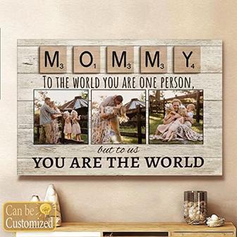 Thoughtful Personalized Mom Quote Canvas For Mother's Day From Kids | Familywalldecor