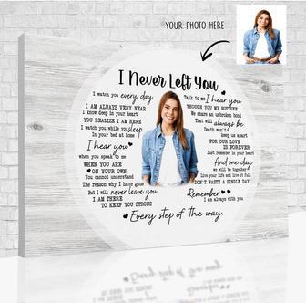 Heartfelt Mother In Heaven Canvas For Remembrance | Personalized Sympathy Gift With Custom Photo | Familywalldecor