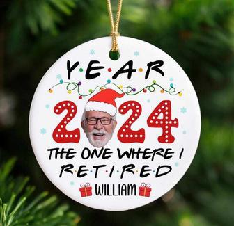 Customized Retirement Christmas Ornament For Coworkers - Memorable Gifts For Retirement Party | Familywalldecor