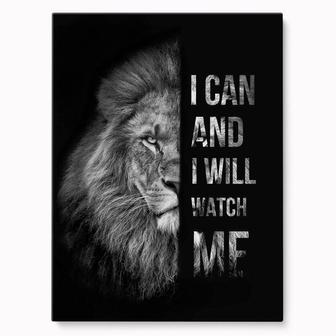 Motivational Lion Dad Canvas - Heartfelt Personalized Wall Art For Fathers, Inspirational Quote For Living Room | Familywalldecor