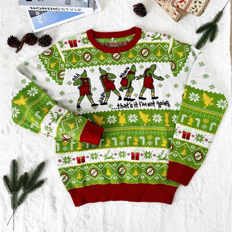 That's It I'm Not Going Matching Ugly Christmas Sweater For Family Holiday Gifting - Thegiftio UK