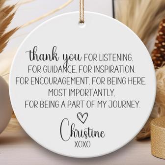 Heartfelt Custom Ornament For Mom - Thoughtful Thank You Gift | Familywalldecor