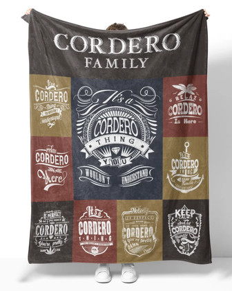 Cordero Blanket Cordero Name Fleece Blanket - Monsterry