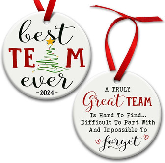 Elegant Employee Recognition Ornaments For Christmas - Thoughtful Gifts For Coworkers & Office Staff - Monsterry