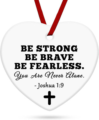 Thoughtful Personalized Bible Verse Ornament For Sister - Christmas Faith Gift With Heartfelt Message - Monsterry