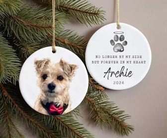 Heartfelt Personalized Dog Wall Art Memorial Ornament - Sympathy Gifts For Pet Loss, Custom Dog Photo Tribute | Familywalldecor