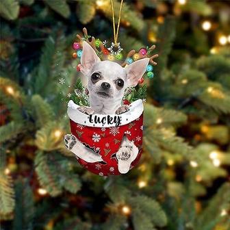 Charming Dog Wall Art: Personalized Acrylic Ornament For Christmas Tree - Gift For Dog Lovers | Familywalldecor