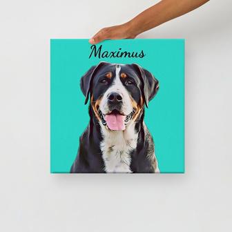 Thoughtful Personalized Dog Wall Art Canvas For Dog Moms And Dads - Remembrance Gift For Mother's Day | Familywalldecor