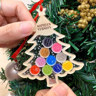 Custom Swiftie Ornament - Perfect Holiday Gift For Fans | Eras Tour Shape, Christmas Themed Shaker Decoration - Monsterry