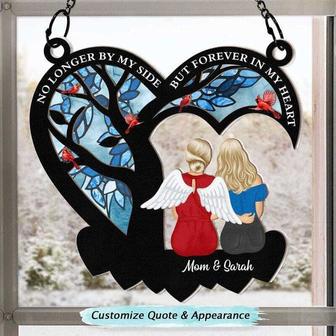 Forever In My Heart Suncatcher Memorial Art For Mom Mother Daughter Gift Window Decor | Familywalldecor