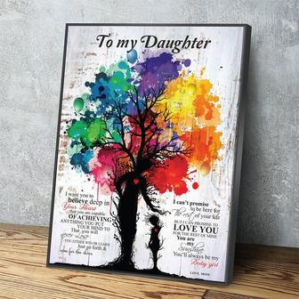 Thoughtful Personalized Mother Daughter Art Canvas For Housewarming Gift | Familywalldecor