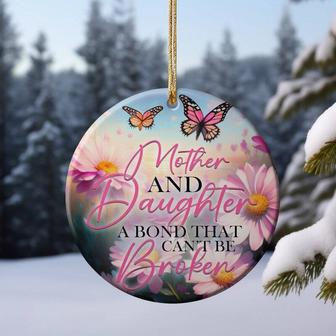 Heartfelt Mother Daughter Art Ornament For Christmas & Housewarming | Familywalldecor