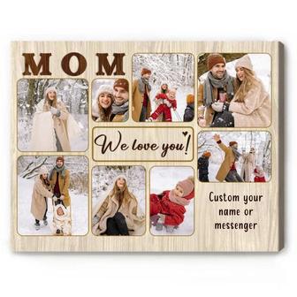 Thoughtful Mother Son Wall Art - Custom Photo Collage Canvas For Mom's Birthday Or Mother's Day Gift From Son Or Husband | Familywalldecor