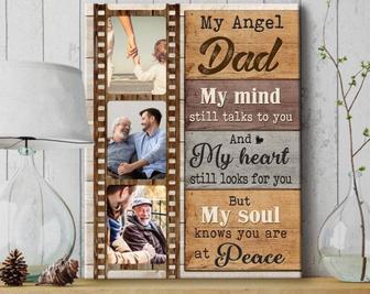 Personalized Memorial Canvas For Dad - Heartfelt Remembrance Bereavement Gift | Familywalldecor AU