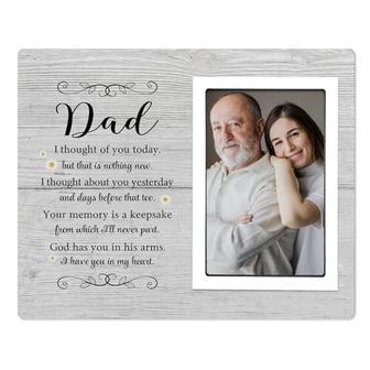 Personalized Memorial Canvas For Dad Sympathy Gifts | Familywalldecor CA