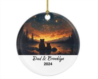 Personalized Mother Son Ornament - Heartfelt Christmas Gift For Parents | Familywalldecor