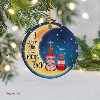 Thoughtful Mother Son Ornament For Christmas - Personalized Home Decor With Customizable Designs For Moms And Kids | Familywalldecor