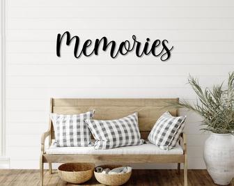 Memorial Metal Sign For Indoor And Outdoor - Farmhouse Style Word Art | Familywalldecor