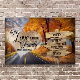 Family Love Personalized Canvas With Names And Autumn Mountain Quote For Heartfelt Home DéCor | Familywalldecor