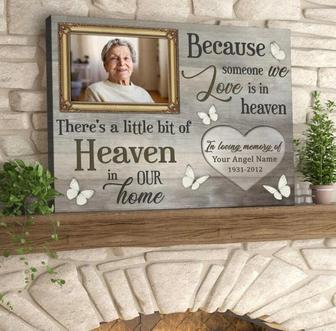 Heartfelt Memorial Canvas - Custom Bereavement Gift For Mom's Wall Decor | Familywalldecor