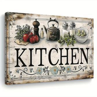 Rustic Farmhouse Kitchen Canvas Art – Perfect for Your Home | Familywalldecor