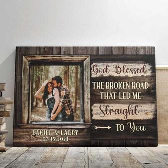 Custom Valentine Canvas Art For Couples - Romantic Wedding And Anniversary Gift | Familywalldecor