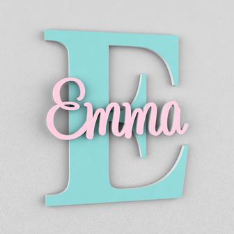 Enchanting Barbie-Themed Nursery Name Wood Sign - Personalized Wall Art For Baby Girl's Room DéCor | Familywalldecor AU