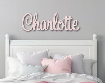 Customizable Nursery Name Signs For Kids - Baby Shower Decor - Wooden Wall Art | Familywalldecor CA