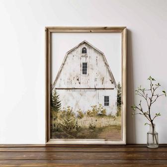 Personalized Rustic Farmhouse Barn Canvas - Vintage Country Style Decor For Living Room | Familywalldecor