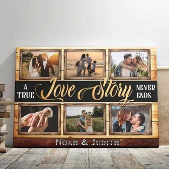 Thoughtful Personalized Canvas For Couples - Celebrate Love With Custom Anniversary Or Valentine's Pictures | Familywalldecor CA