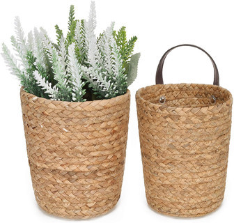 Aquatic Plants Woven Basket Decor for Walls - Large & Small | Rusticozy